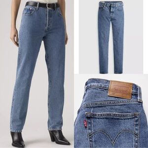 Levi's 501 Original Fit Jeans - W26 L26 - Medium Wash Distressed